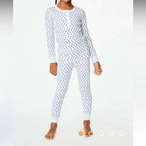 Roller Rabbit Kids Blue Heart Pajama Set